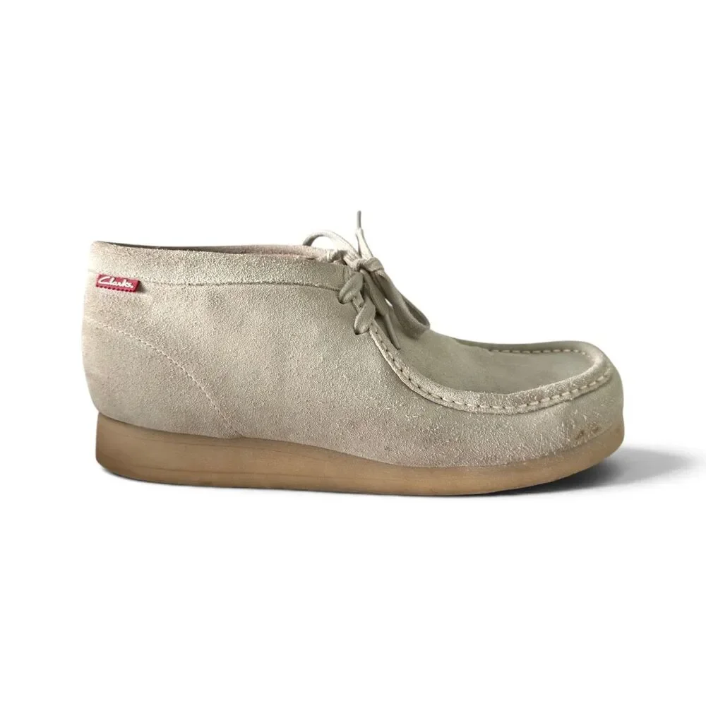Clarks Padmore II 2 Men's 10.5M Sand Suede Leather Moc Toe Chukka 63446